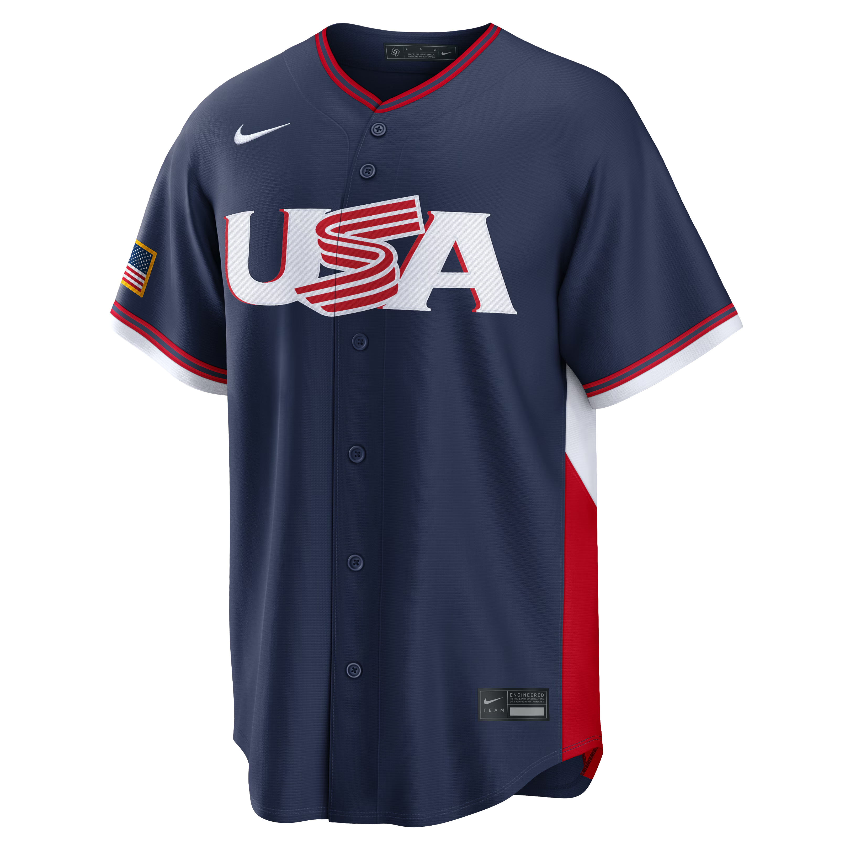 Nike USA Baseball 2026 World Baseball Classic Road Stadium Jersey – Alex Bregman – Navy - Jersey Teams World