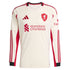 Alexis Mac Allister Liverpool adidas 2025/26 Away Long Sleeve Player Jersey - White