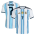 Argentina 2026 Home Player Jersey #7 - White (De Paul )