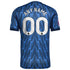 Arsenal adidas 2025/26 Away Custom Jersey - Blue