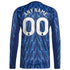 Arsenal adidas 2025/26 Away Long Sleeve Customized Jersey - Blue