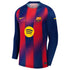 Barcelona Nike 2025/26 Home Long Sleeve Custom Jersey - Navy