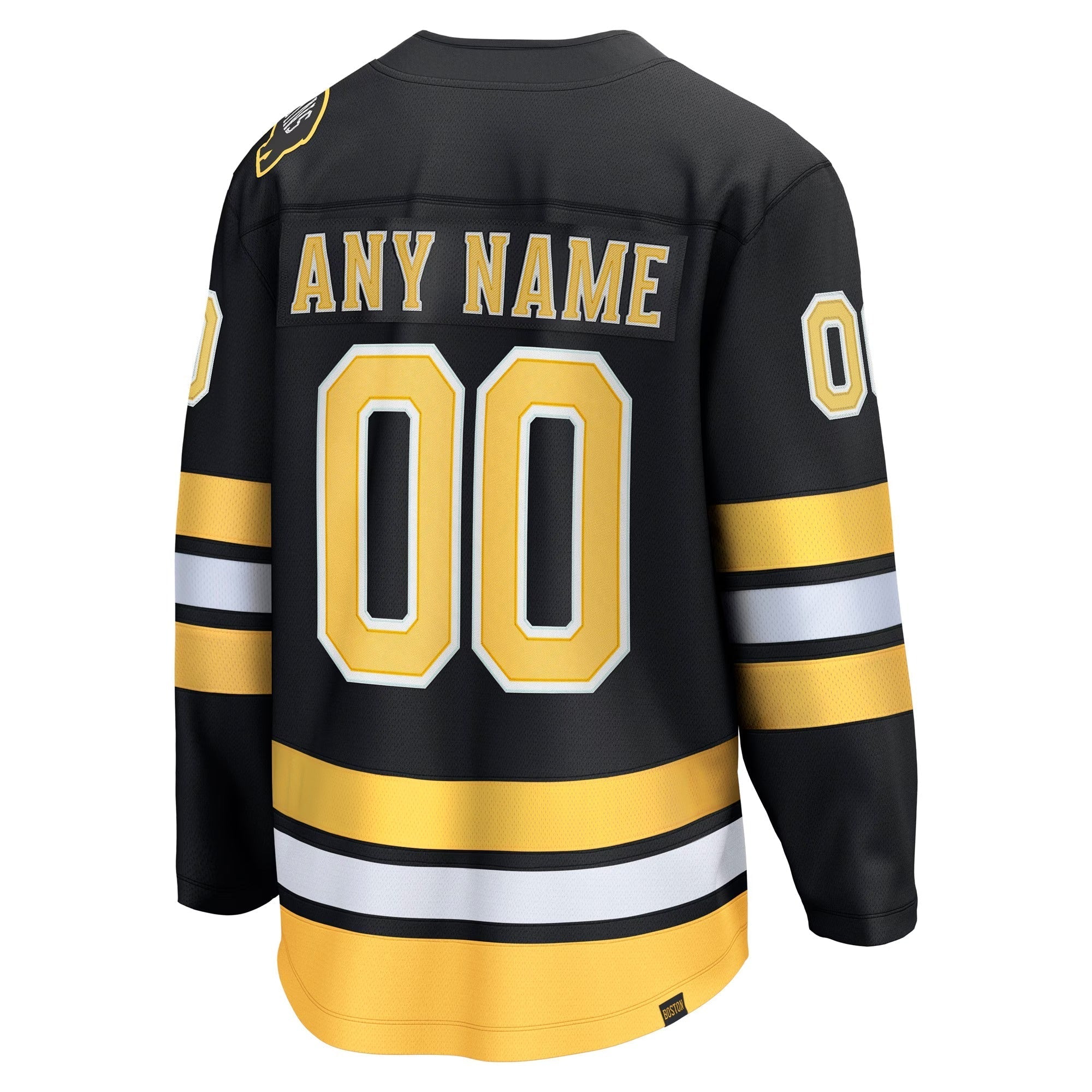 Boston Bruins Fanatics Home Breakaway Custom Jersey – Black - Jersey Teams World