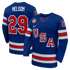 Brock Nelson #29 USA Hockey 2026 Home Jersey - Nike Royal - Jersey Teams World