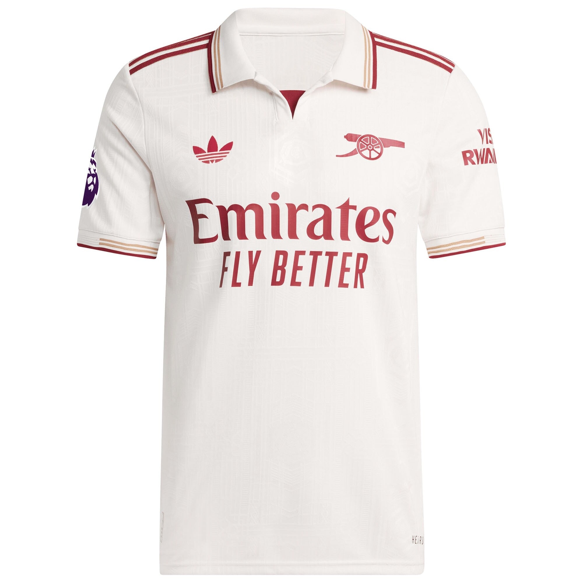 Bukayo Saka Arsenal adidas 2025/26 Third Player Jersey - White - Jersey Teams World