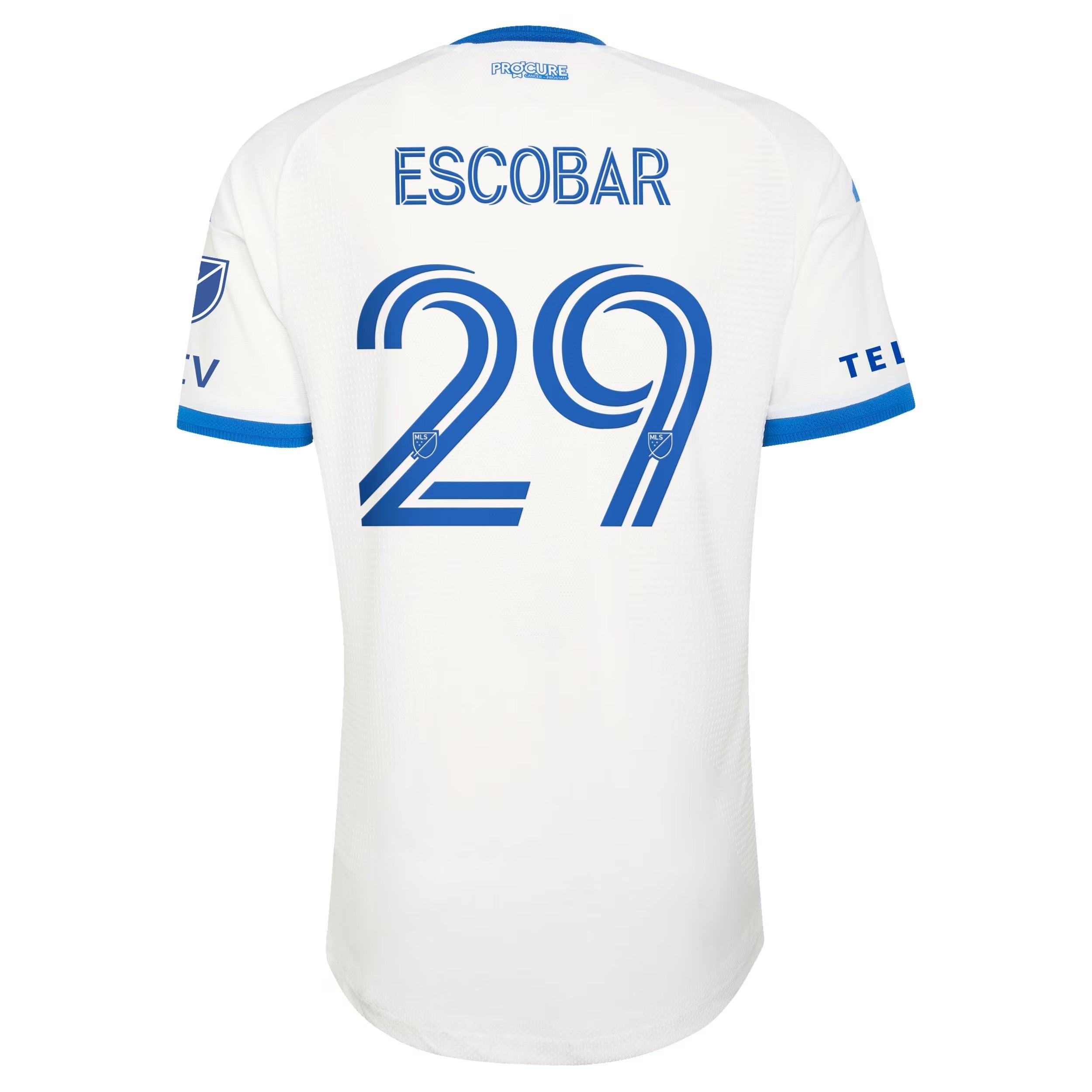 CF Montréal // adidas Franco Escobar #29 Official 2026 The Procure Jersey – White - Jersey Teams World