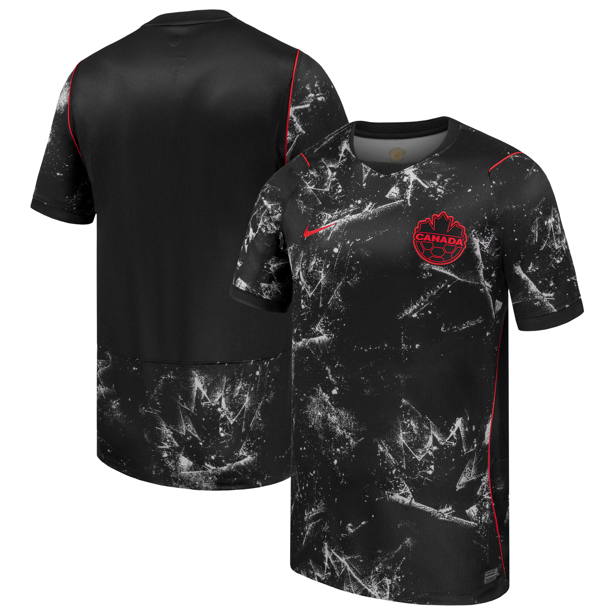 Canada Soccer 2026 Away Stadium Custom Jersey Black | Nike Soccer Jersey - Jersey Teams World