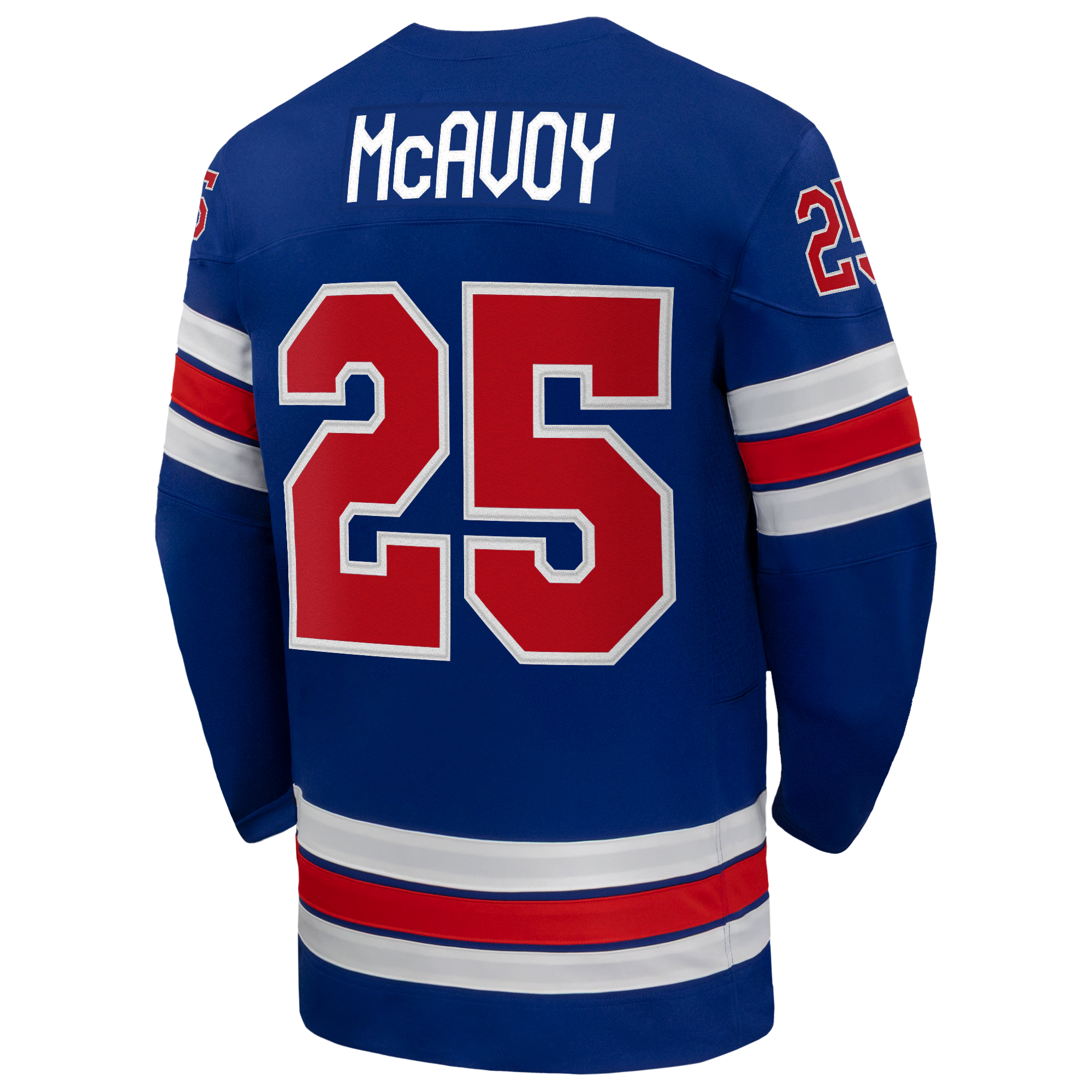 Charlie McAvoy #25 USA Hockey 2026 Home Jersey - Nike Royal - Jersey Teams World