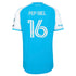 Charlotte FC // adidas Pep Biel #16 Official 2026 Carolina Kit On-Field Patch Jersey – Blue - Jersey Teams World