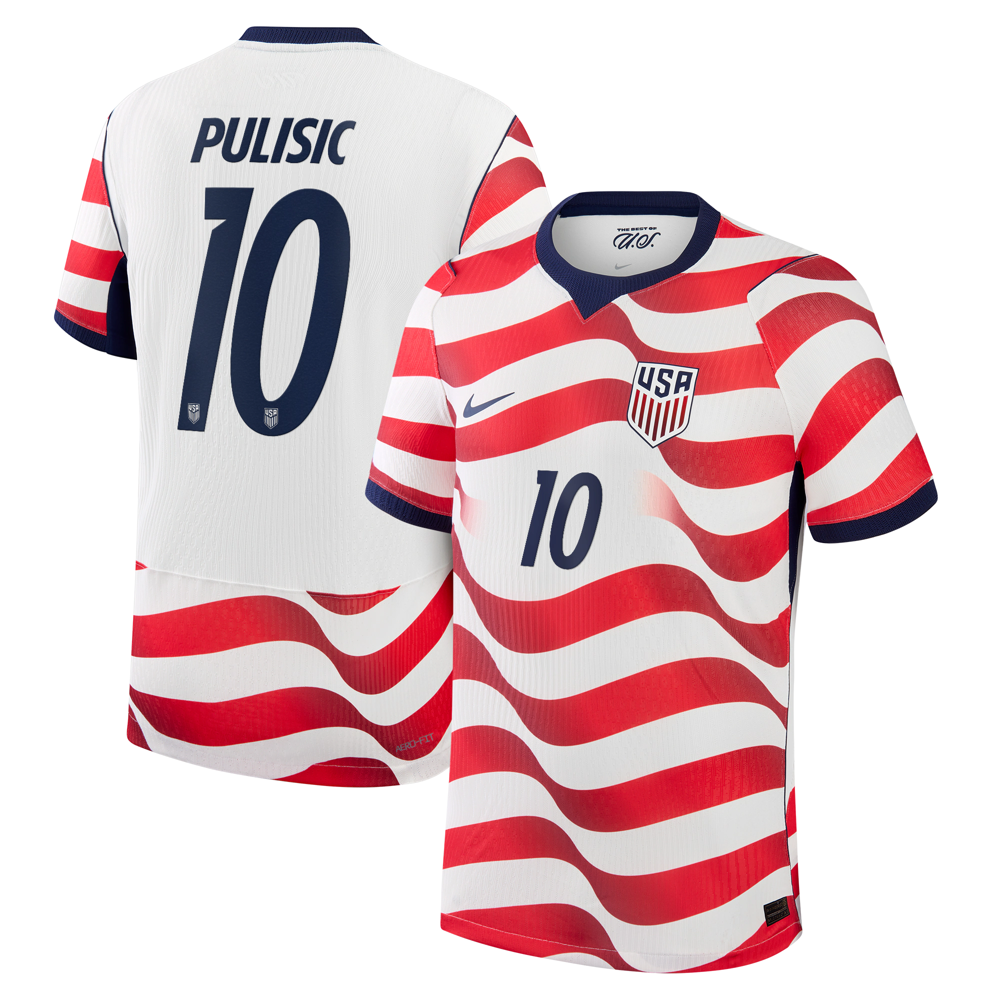 Christian Pulisic USMNT Nike 2026 Home Match Jersey - White - Jersey Teams World