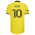 Columbus Crew // Diego Rossi #10 Official 2026 The Crafted for Excellence On-Field Patch Jersey – Yellow - Jersey Teams World