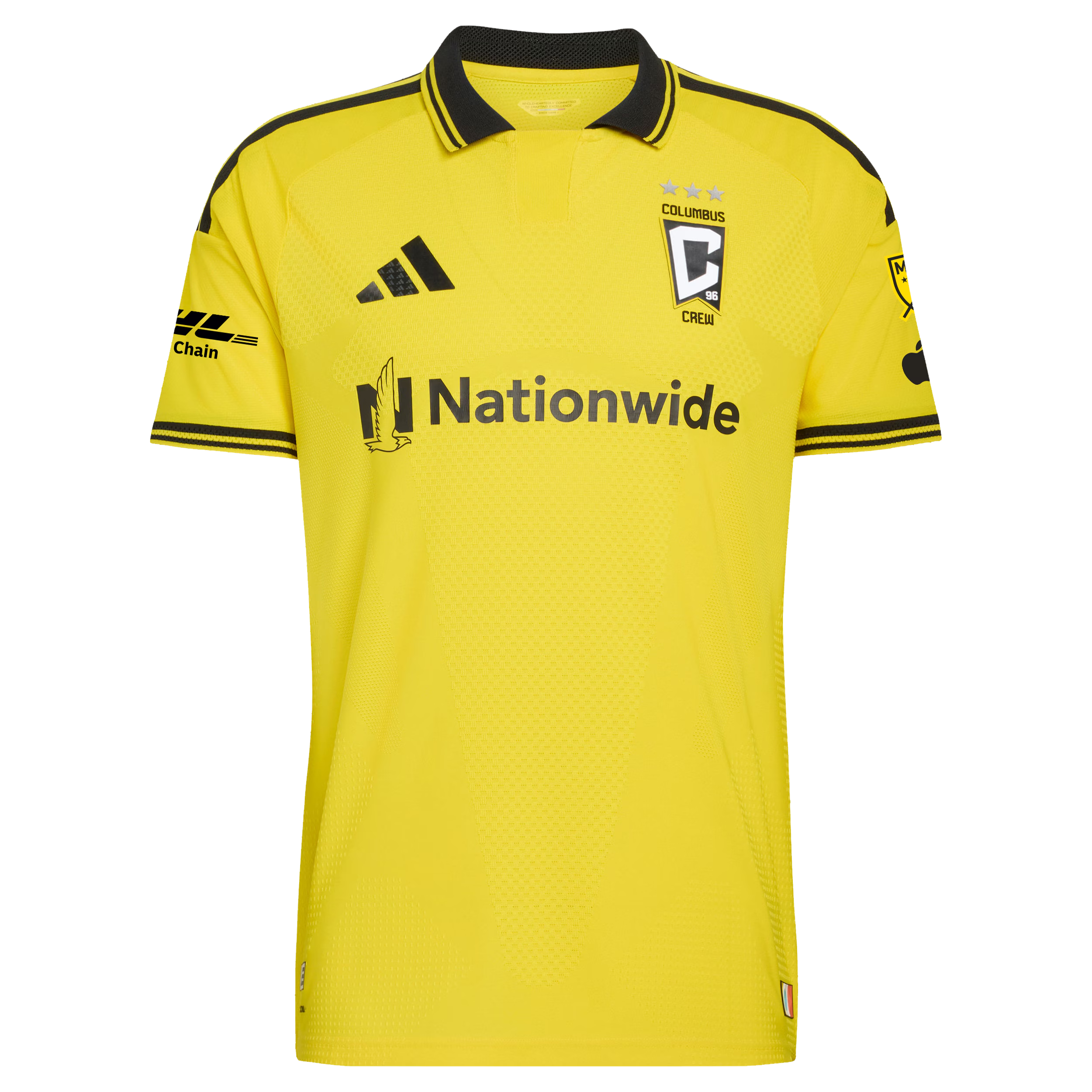 Columbus Crew // Diego Rossi #10 Official 2026 The Crafted for Excellence On-Field Patch Jersey – Yellow - Jersey Teams World