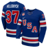Connor Hellebuyck #37 USA Hockey 2026 Home Jersey - Nike Royal - Jersey Teams World