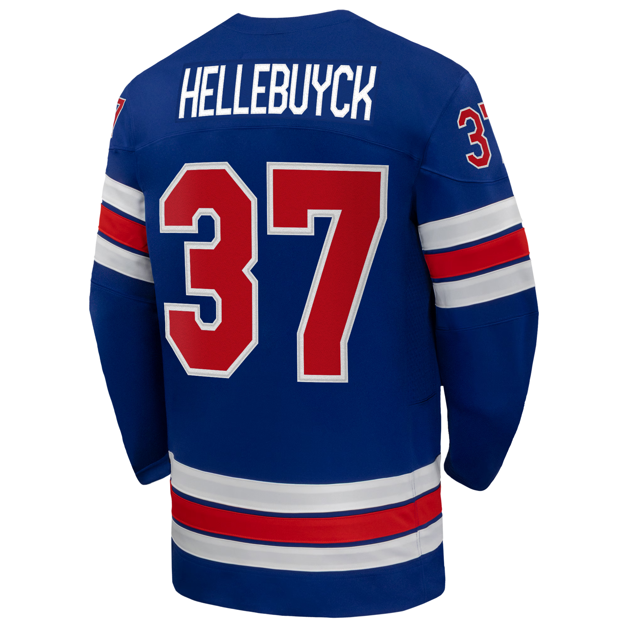 Connor Hellebuyck #37 USA Hockey 2026 Home Jersey - Nike Royal - Jersey Teams World