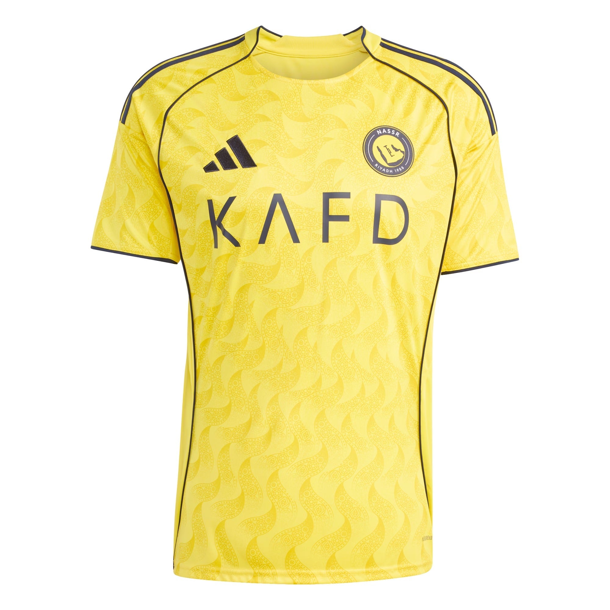 Cristiano Ronaldo 7# Al-Nassr FC adidas 2025/26 Home Player Jersey – Yellow - Jersey Teams World