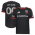 D.C. United // adidas Official 2026 Black-and-Red On-Field Patch Custom Jersey – Black - Jersey Teams World