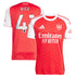 Declan Rice Arsenal adidas 2025/26 Home Player Jersey - Red - Jersey Teams World