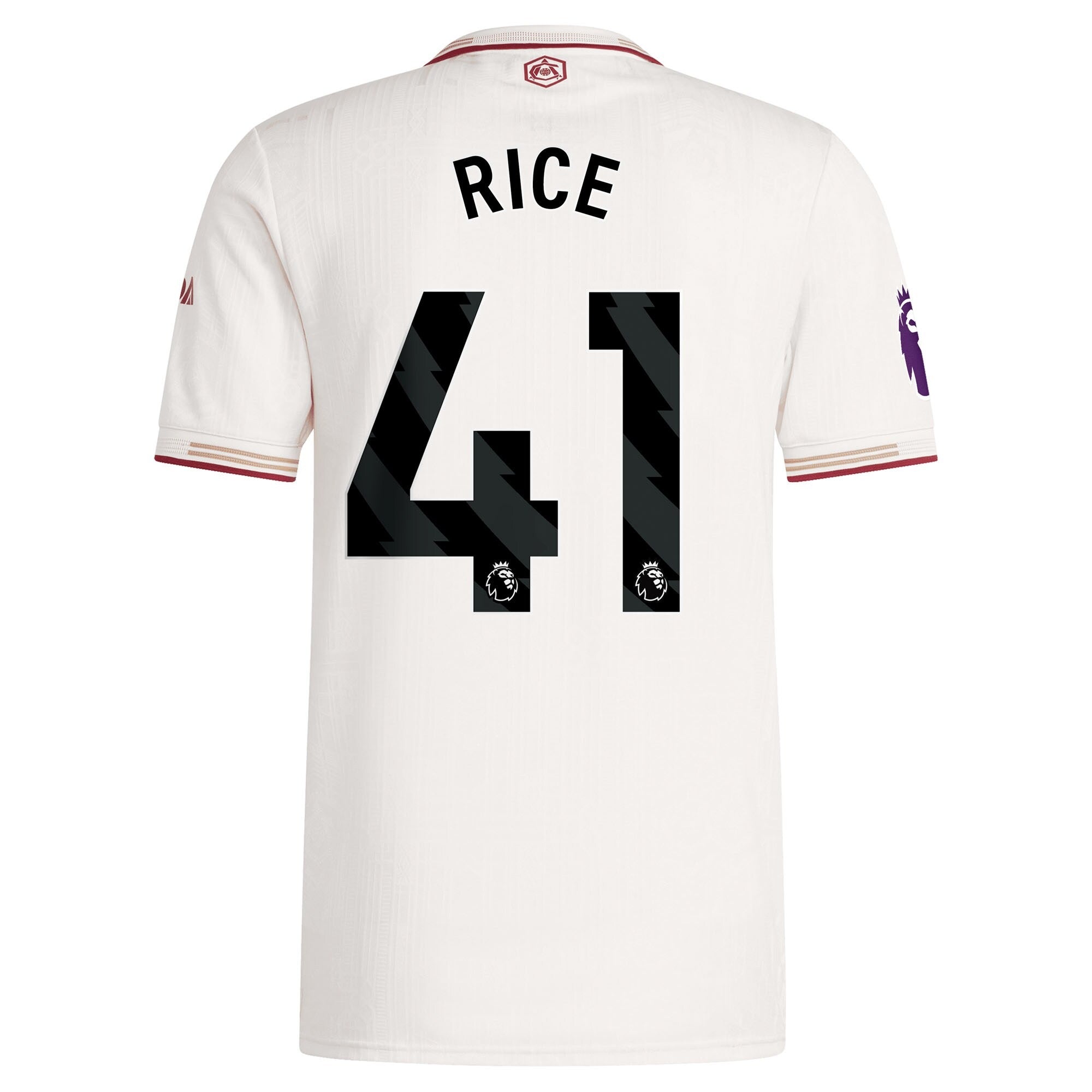 Declan Rice Arsenal adidas 2025/26 Third Player Jersey - White - Jersey Teams World