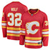 Dustin Wolf Calgary Flames Fanatics Home Breakaway Jersey – Red - Jersey Teams World