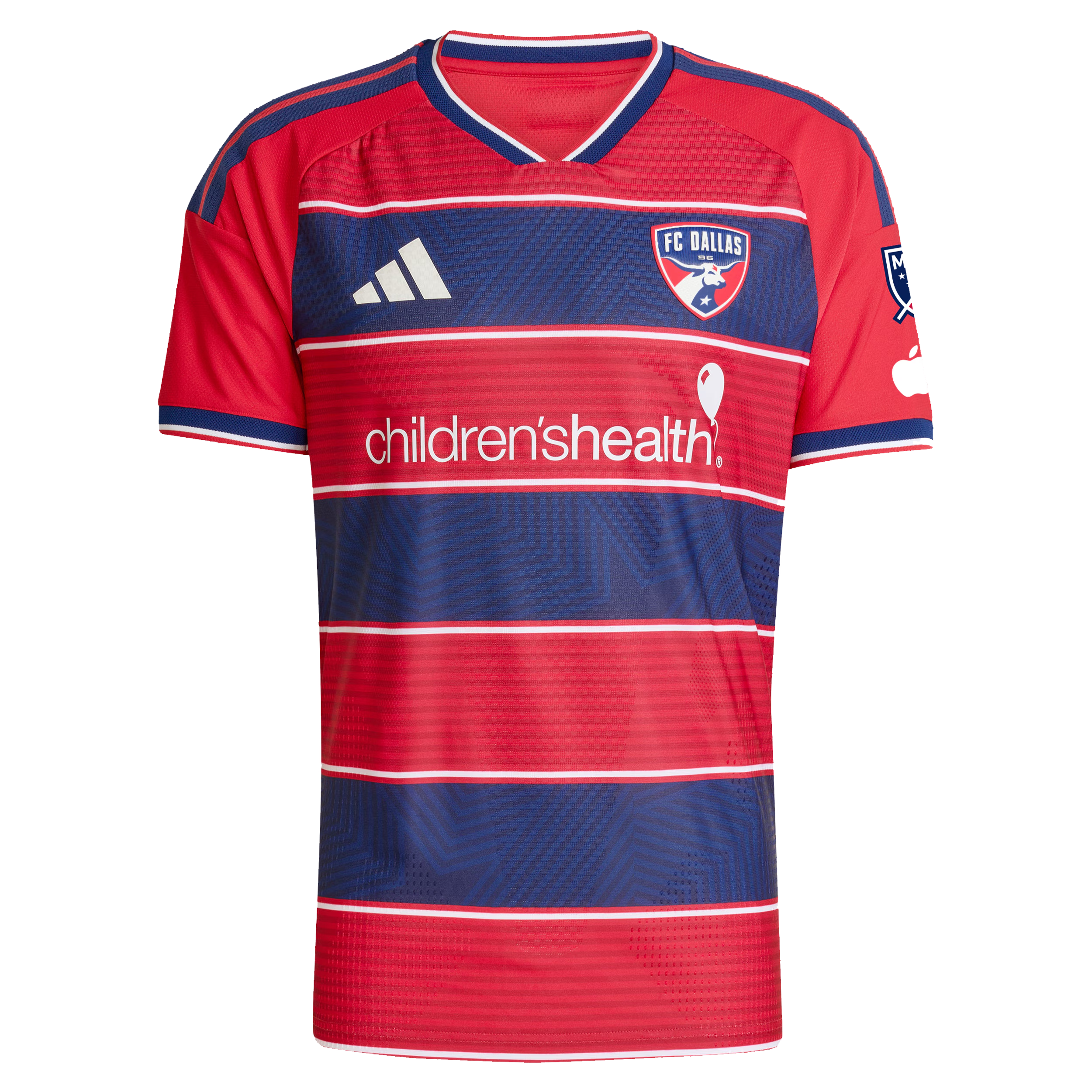 FC Dallas // adidas Official 2026 DNA On-Field Patch Custom Jersey – Red - Jersey Teams World