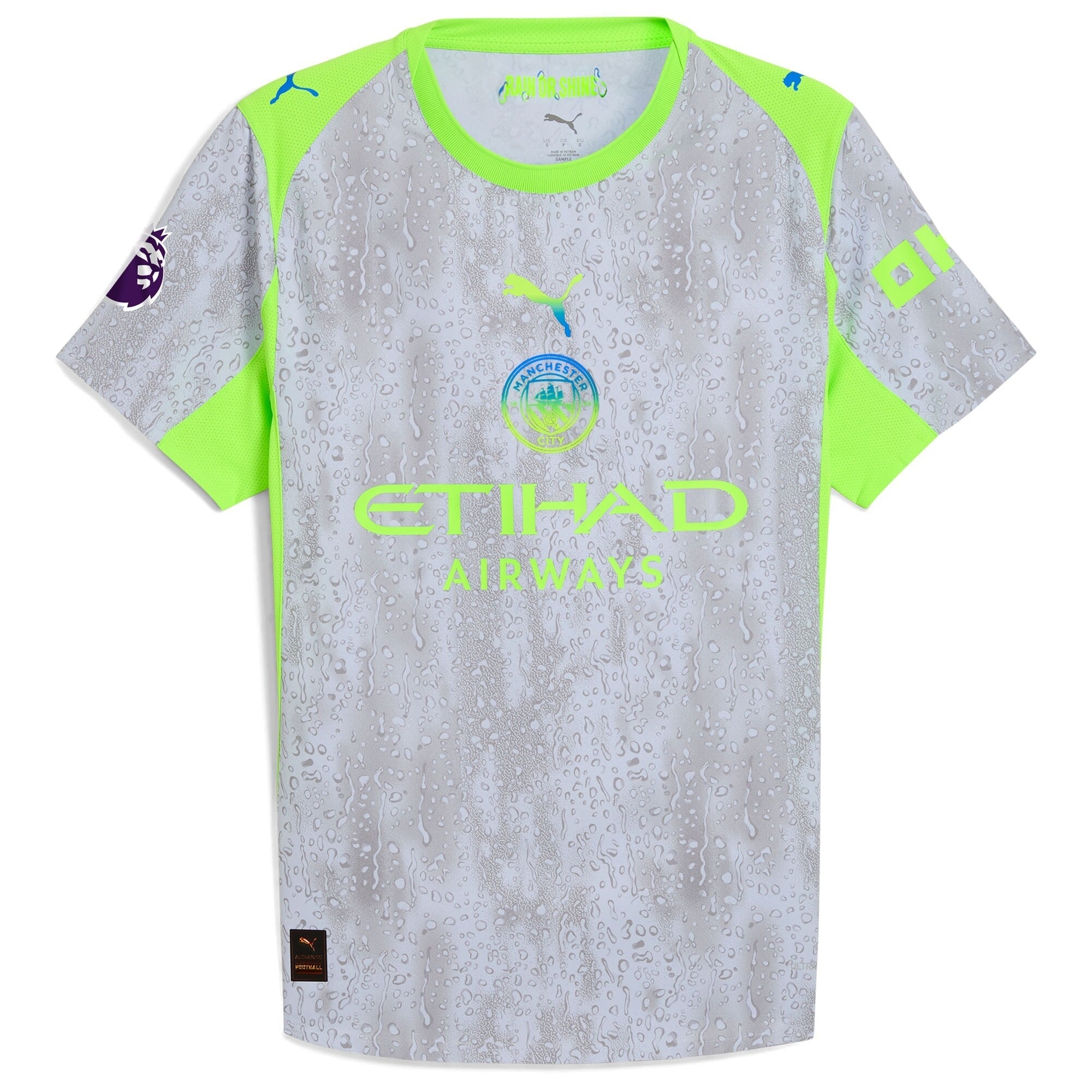Foden 47 Manchester City Puma 2025/26 Third Jersey - Green/Neon Green