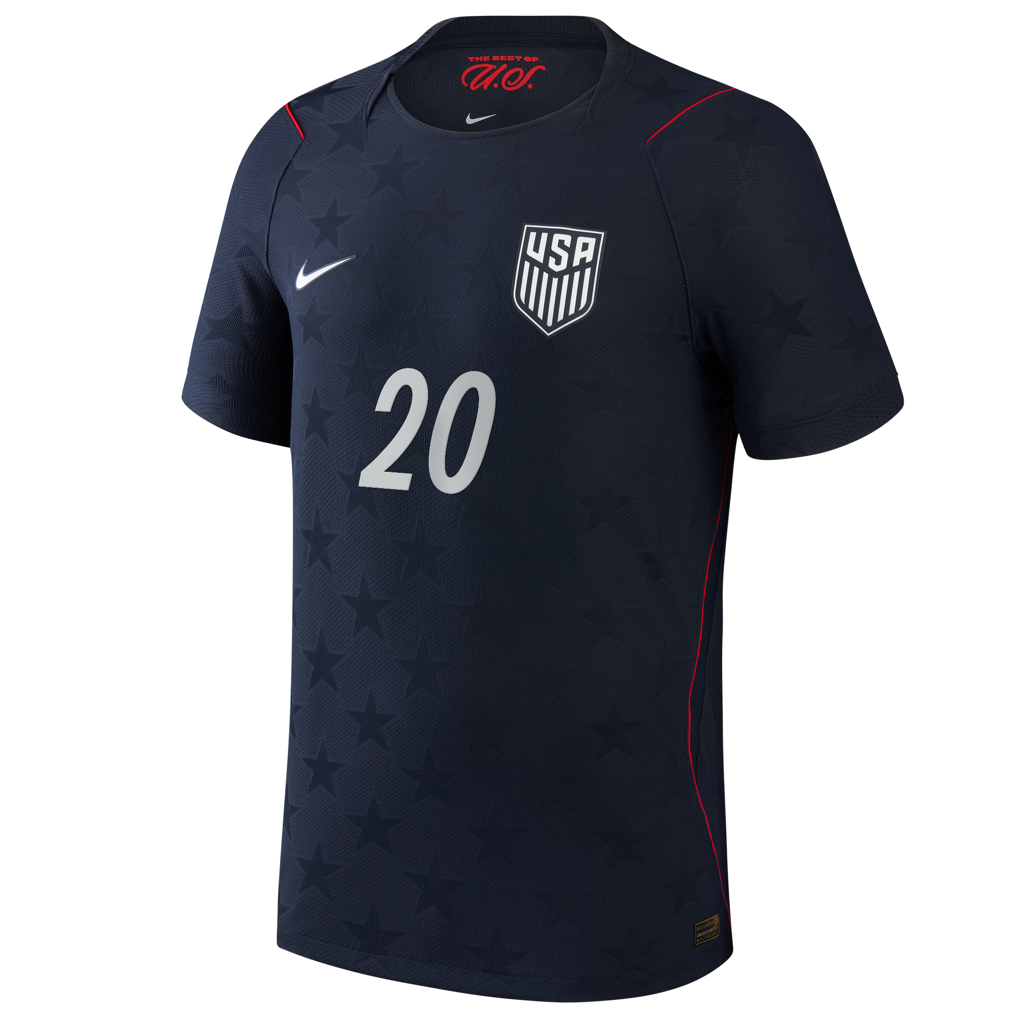 Folarin Balogun USMNT 2026 Away Match Jersey Blue | Nike USA Soccer Jersey - Jersey Teams World