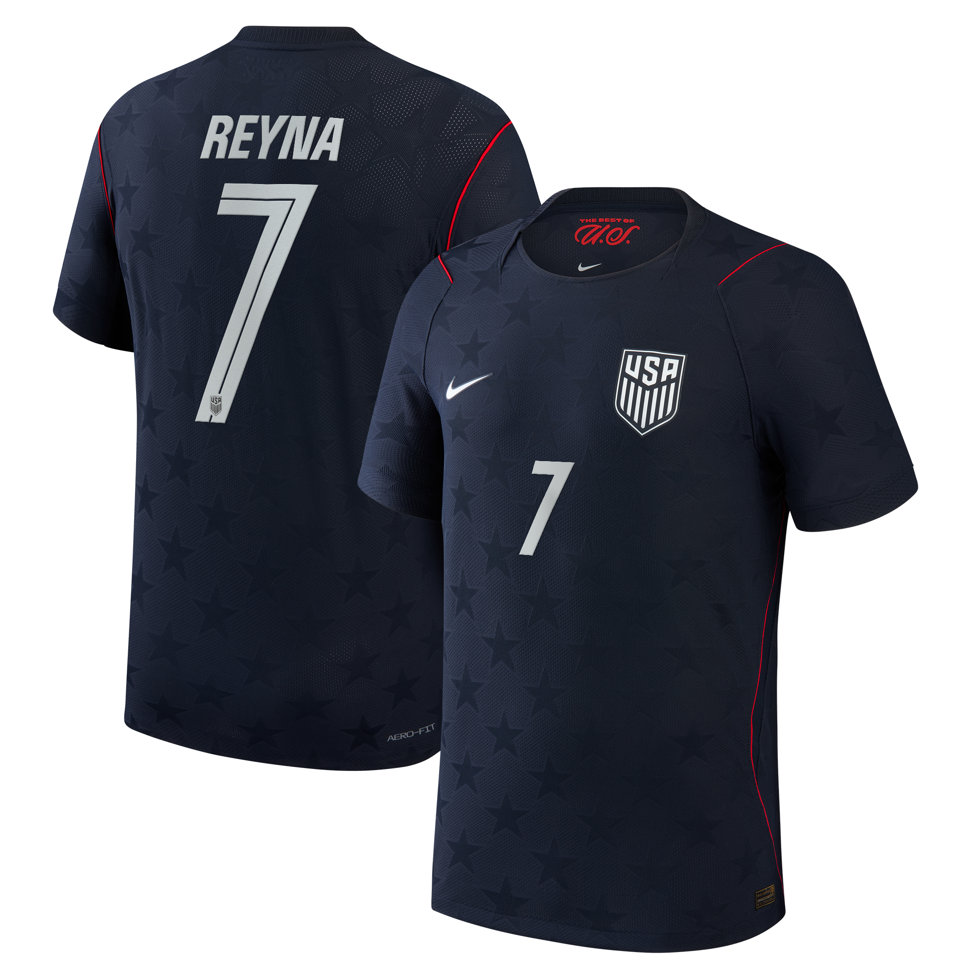 Giovanni Reyna USMNT 2026 Away Match Jersey Blue | Nike USA Soccer Jersey - Jersey Teams World