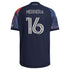 Houston Dynamo FC // adidas Héctor Herrera #16 Official 2026 Mission Control On-Field Patch Jersey – Blue - Jersey Teams World