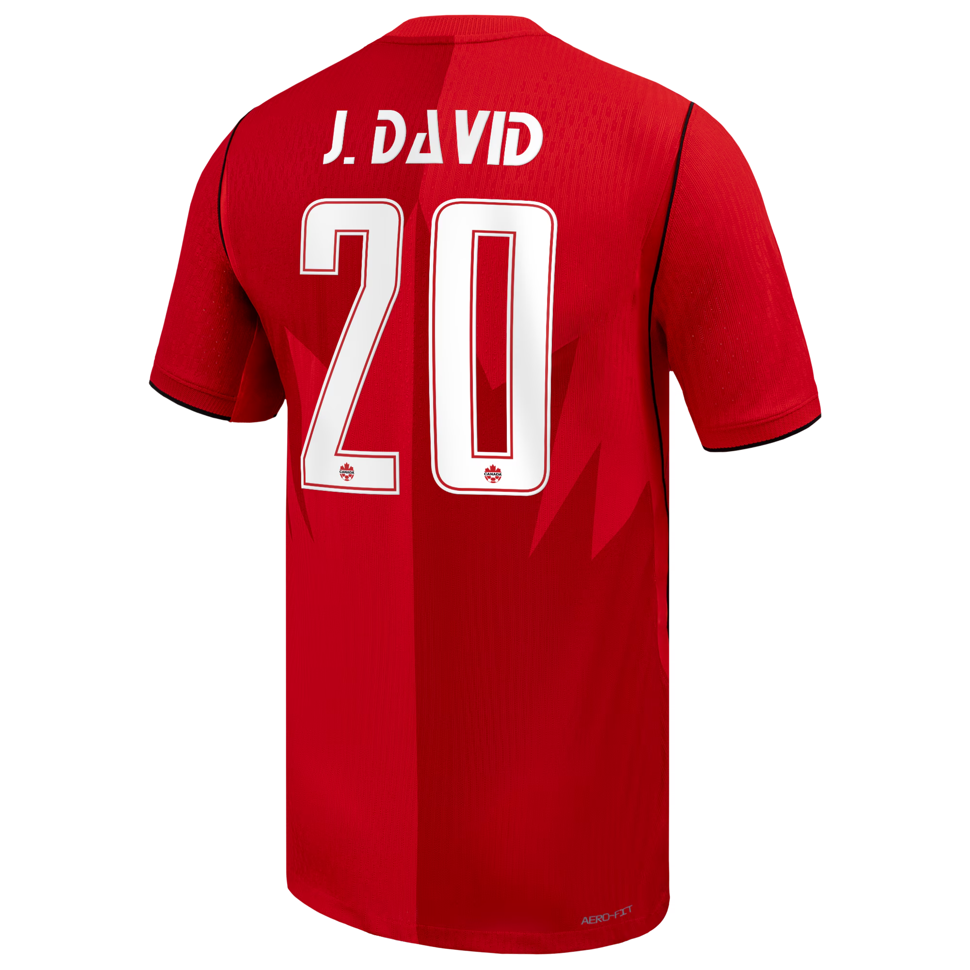 Jonathan David Canada Soccer Nike 2026 Home Match Authentic Jersey - Red - Jersey Teams World
