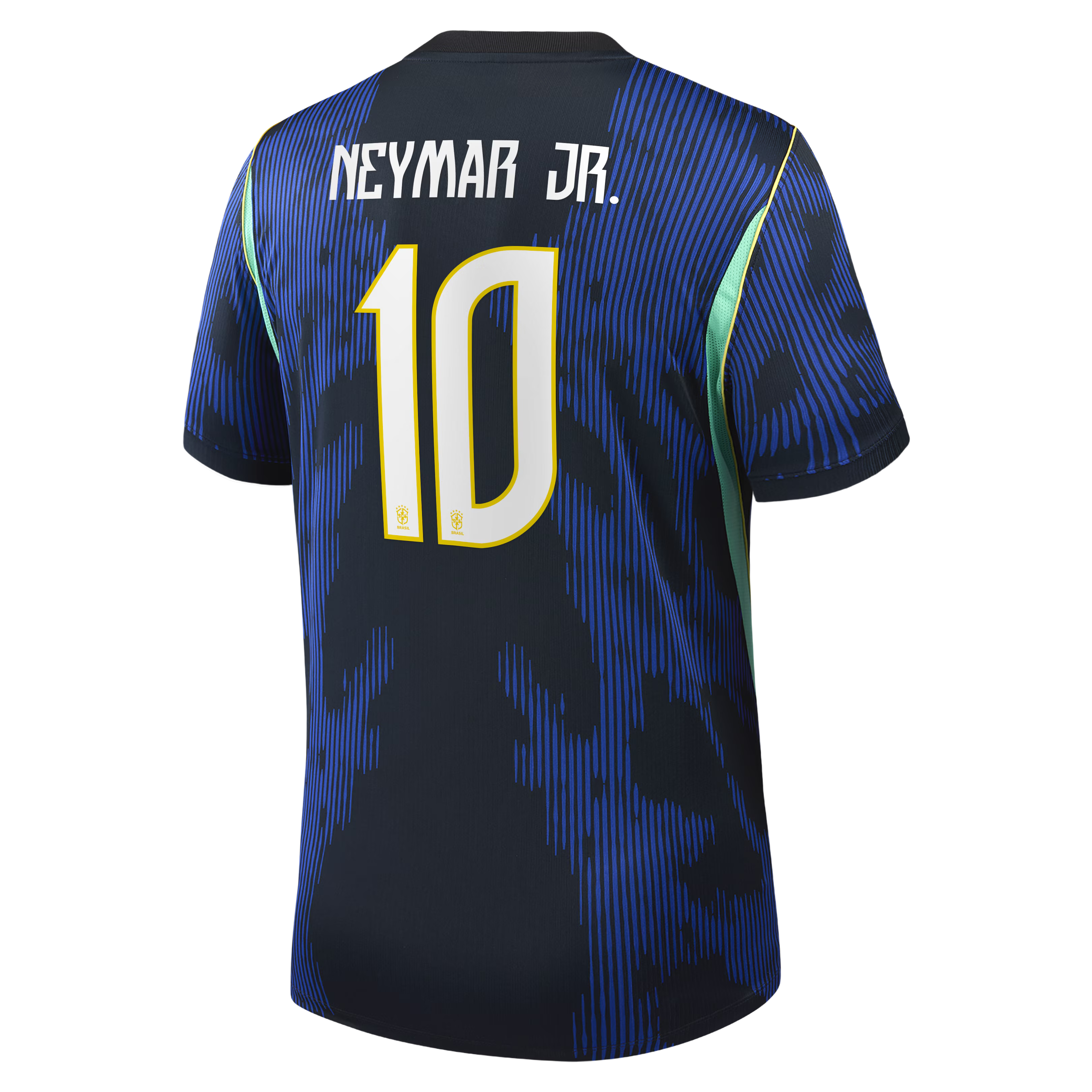 Jordan Men's Brazil National Team 2026 Away Stadium Jersey - Neymar Jr. #10 (Blue)