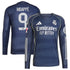 Kylian Mbappé Real Madrid adidas 2025/26 Away Long Sleeve Player Jersey - Blue - Jersey Teams World