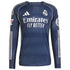 Kylian Mbappé Real Madrid adidas 2025/26 Away Long Sleeve Player Jersey - Blue - Jersey Teams World