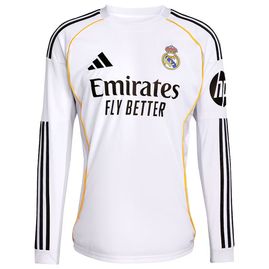Kylian Mbappé Real Madrid adidas 2025/26 Home Player Jersey - White - Jersey Teams World