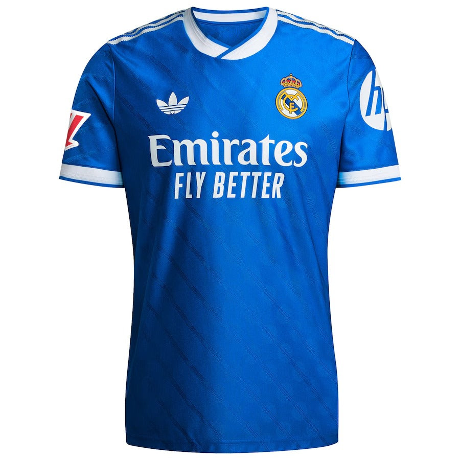 Kylian Mbappé Real Madrid adidas 2025/26 Third Player Jersey - Blue - Jersey Teams World