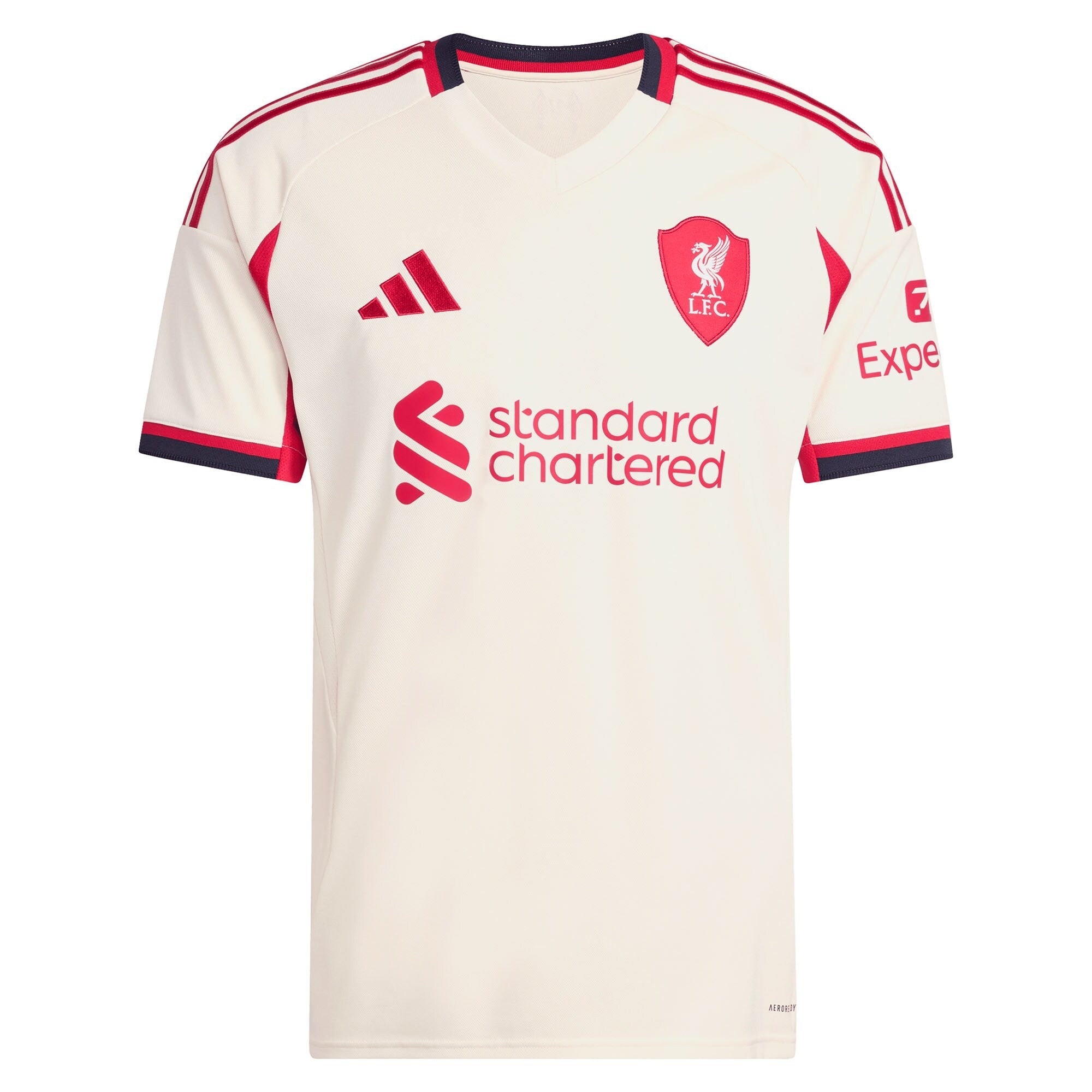 Liverpool adidas 2025/26 Away Custom Jersey - White