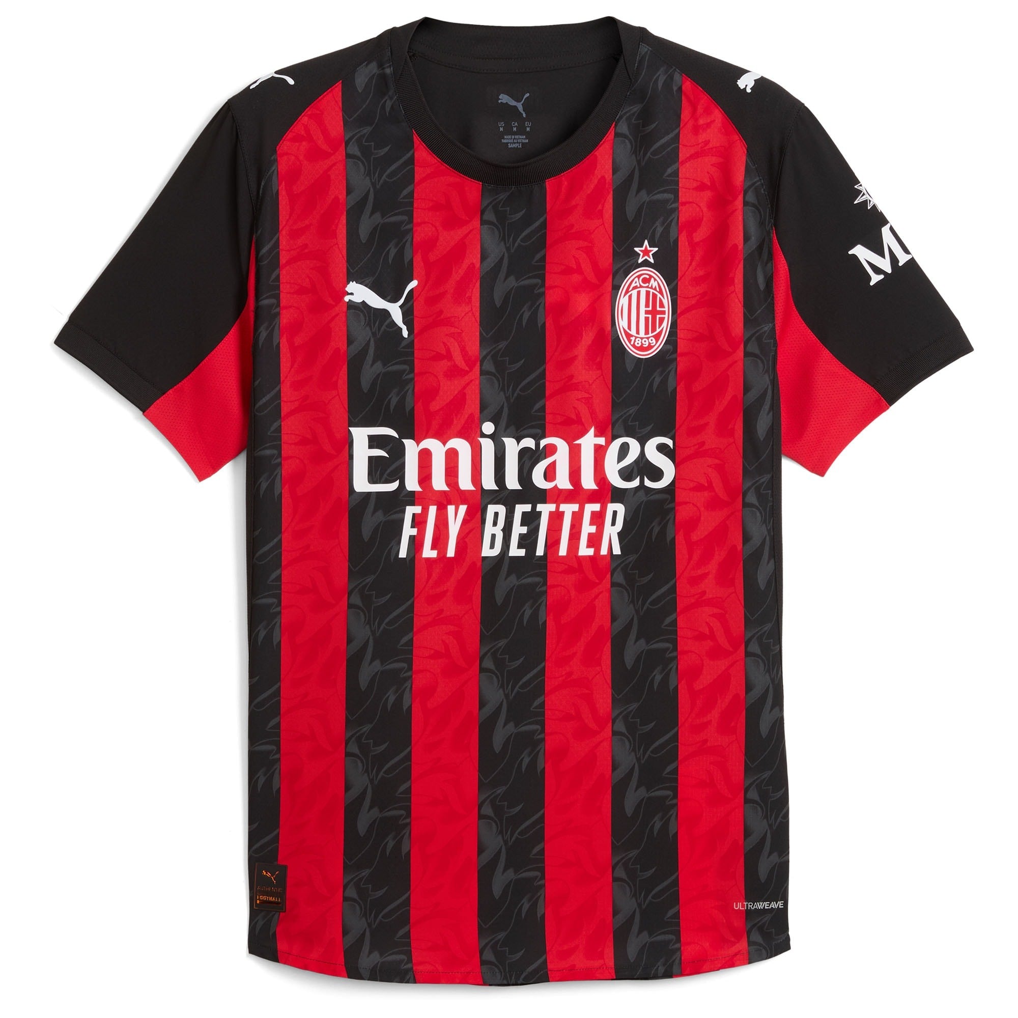 Luka Modric AC Milan Puma 2025/26 Home Jersey - Red - Jersey Teams World