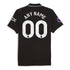 Manchester City Puma 2025/26 Away Custom Jersey – Black