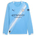 Manchester City Puma 2025/26 Home Long Sleeve Custom Jersey - Sky Blue