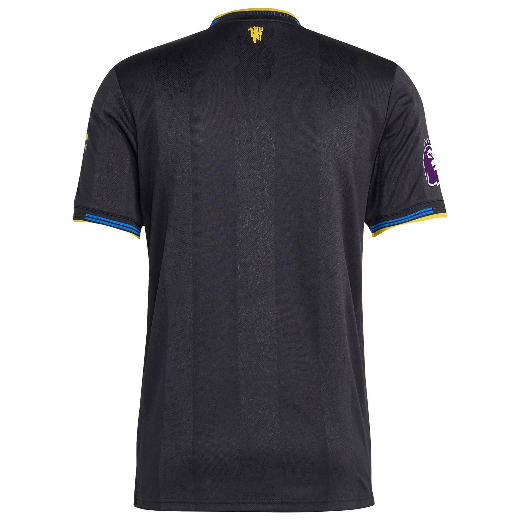 Manchester United adidas 2025/26 Third Custom Jersey - Black - Jersey Teams World