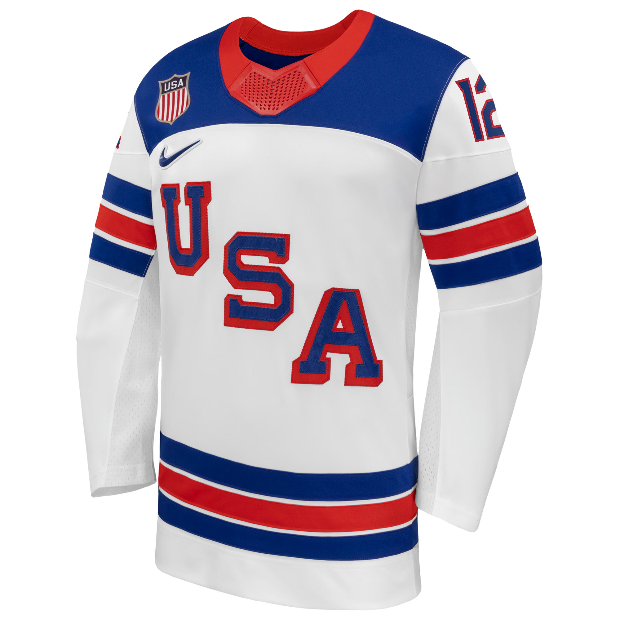 Matthew Boldy #12 USA Hockey 2026 Away Jersey - Nike White - Jersey Teams World