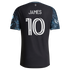 Minnesota United FC // James Rodriguez #10 Official 2026 The Decade Kit On-Field Patch Jersey – Black - Jersey Teams World