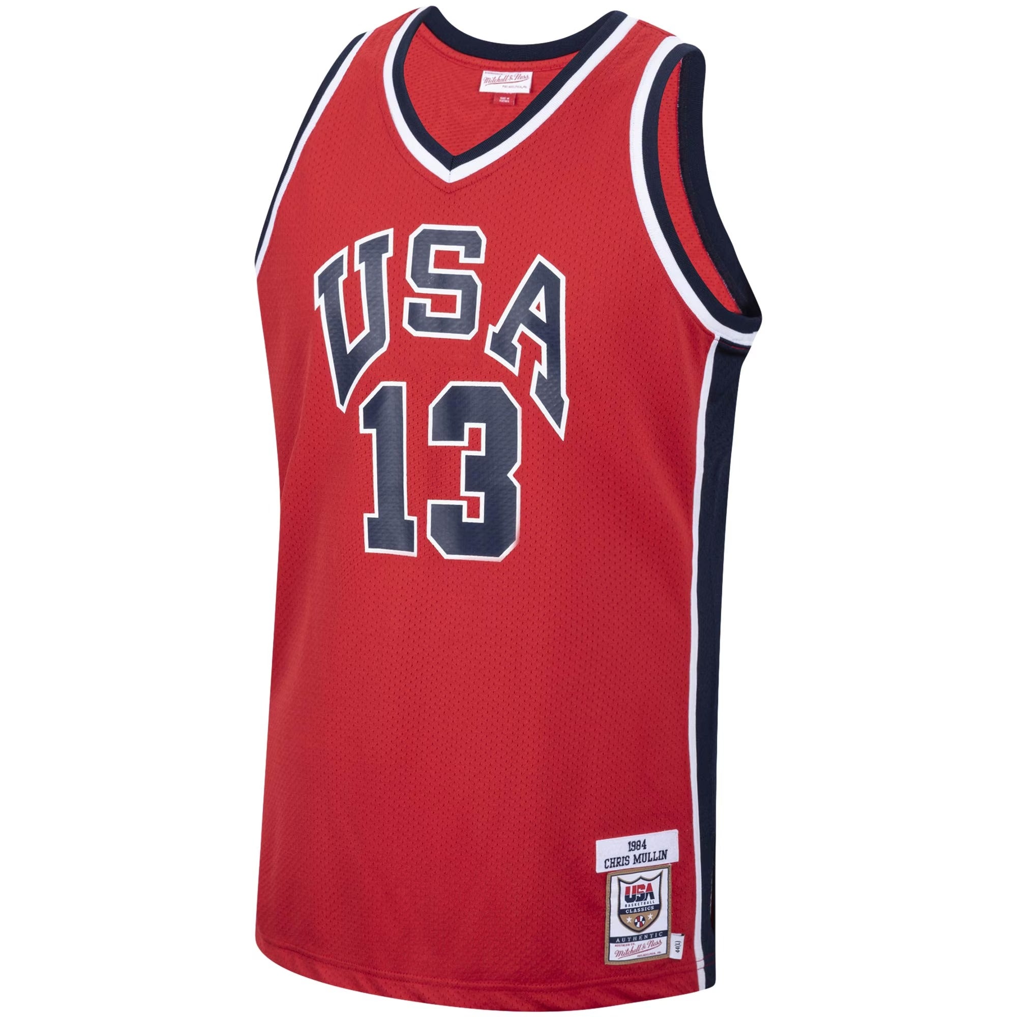 Mitchell & Ness Chris Mullin USA Basketball 1984 Authentic Jersey – Red - Jersey Teams World