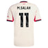 Mohamed Salah Liverpool adidas 2025/26 Away Player Jersey - White