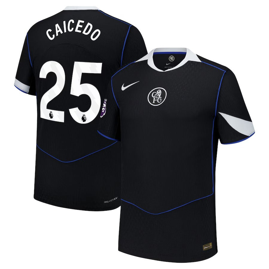 Moisés Caicedo Chelsea Nike 2025/26 Third Player Jersey - Black - Jersey Teams World