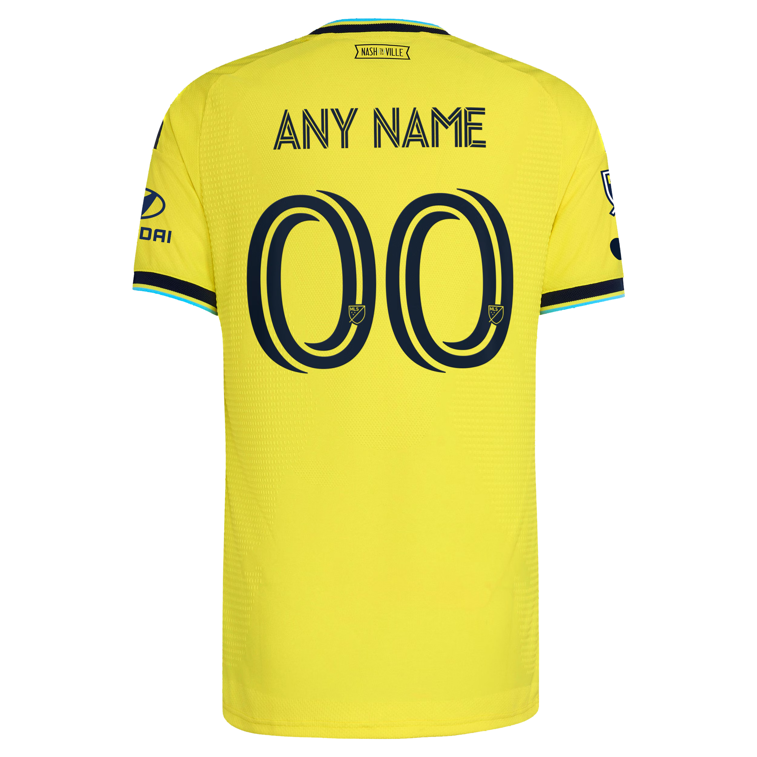 Nashville SC // adidas Official 2026 The Reverb On-Field Patch Custom Jersey – Yellow - Jersey Teams World