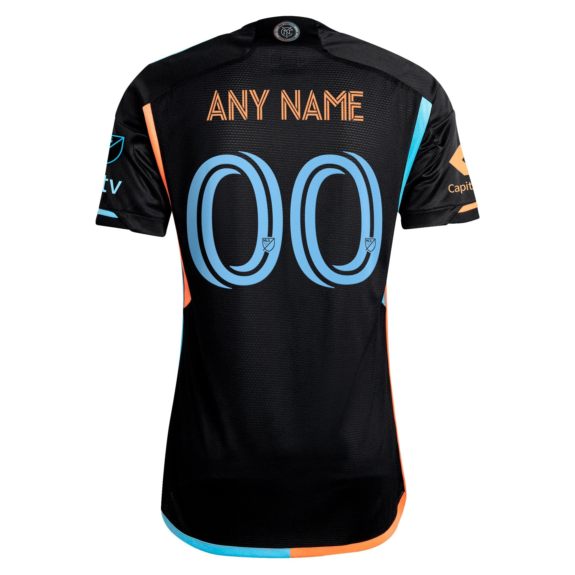 New York City FC adidas 2024 24/7 Kit Custom Jersey – Black - Jersey Teams World