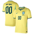 Nike Men's Brazil National Team 2026 Home Stadium Custom Jersey (Yellow)