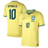 Nike Men's Brazil National Team 2026 Home Stadium Jersey - Neymar Jr. #10 (Yellow)