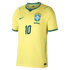 Nike Men's Brazil National Team 2026 Home Stadium Jersey - Neymar Jr. #10 (Yellow)