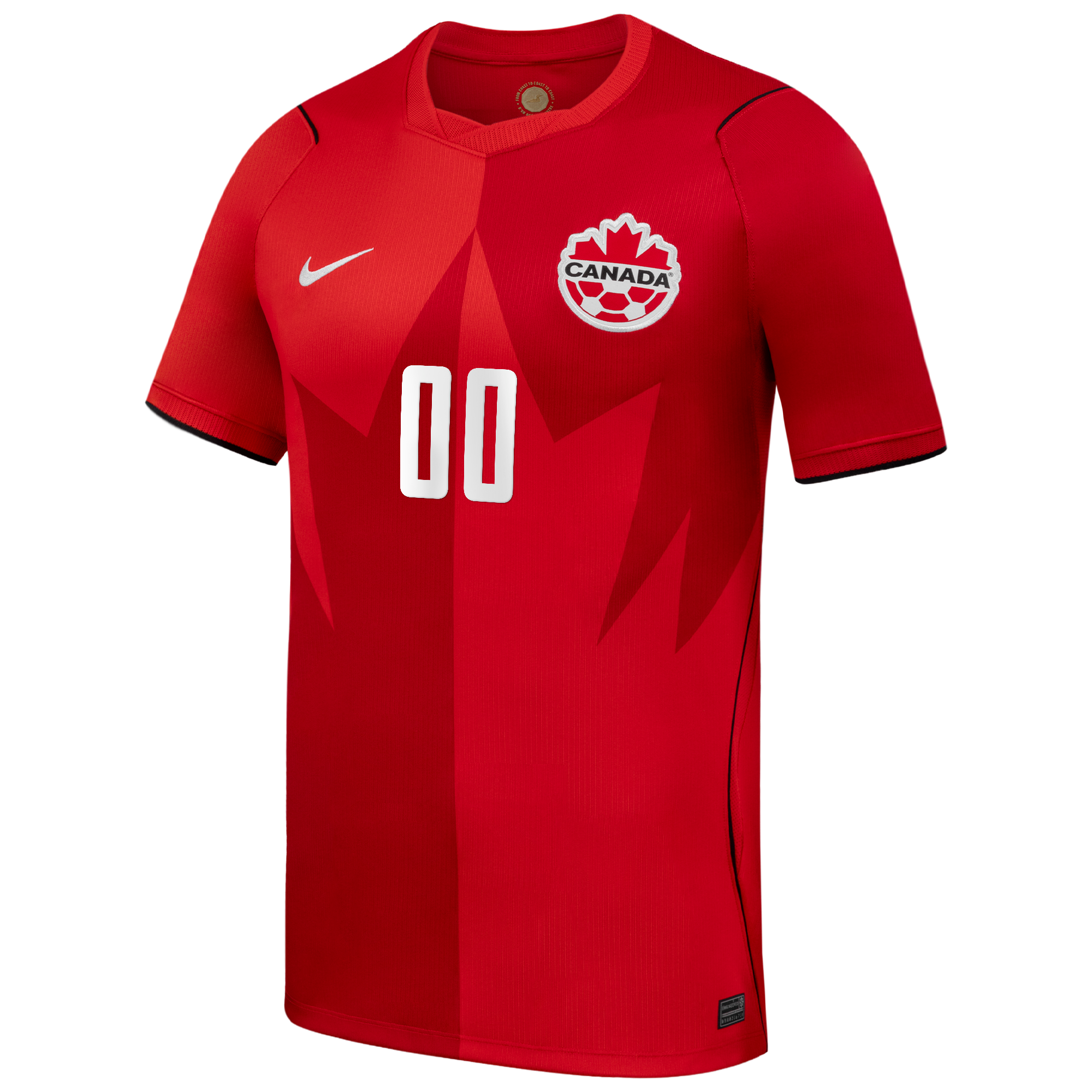 Nike Men's Canada Soccer 2026 Home Stadium Custom Jersey (Red)